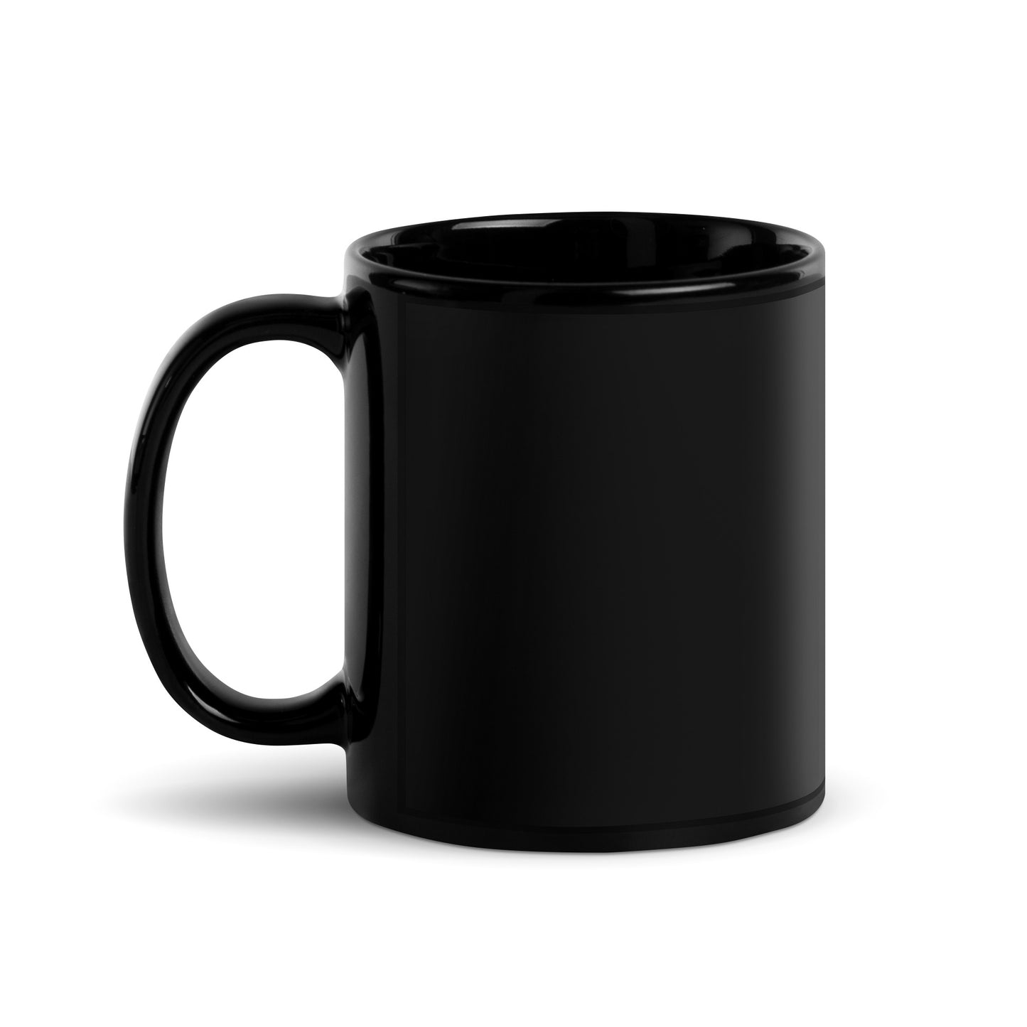 Dopamine Deficient Opossum Black Glossy Mug