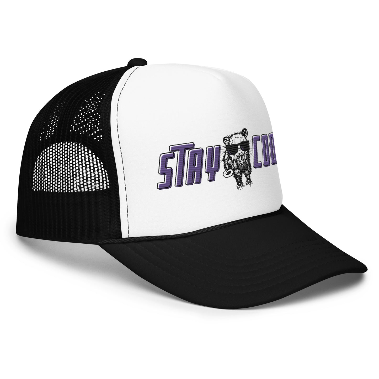 Stay Cool Opossum Foam Trucker Hat