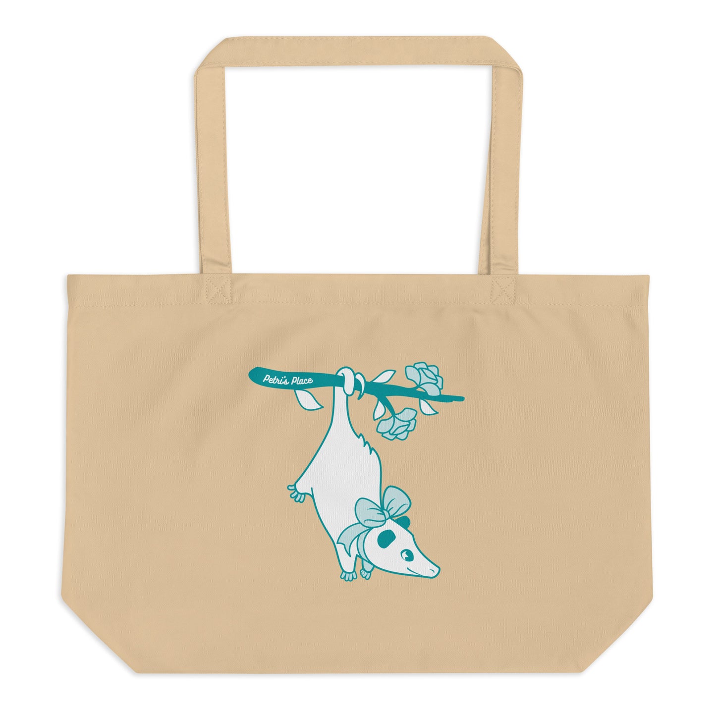 Large organic tote bag