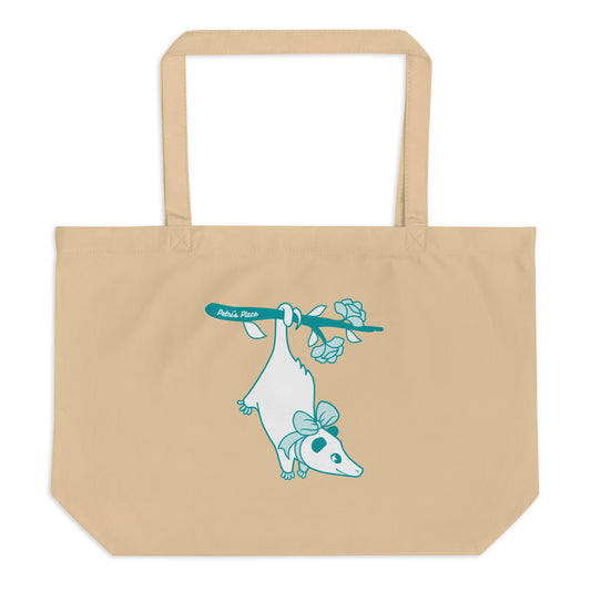Large organic tote bag