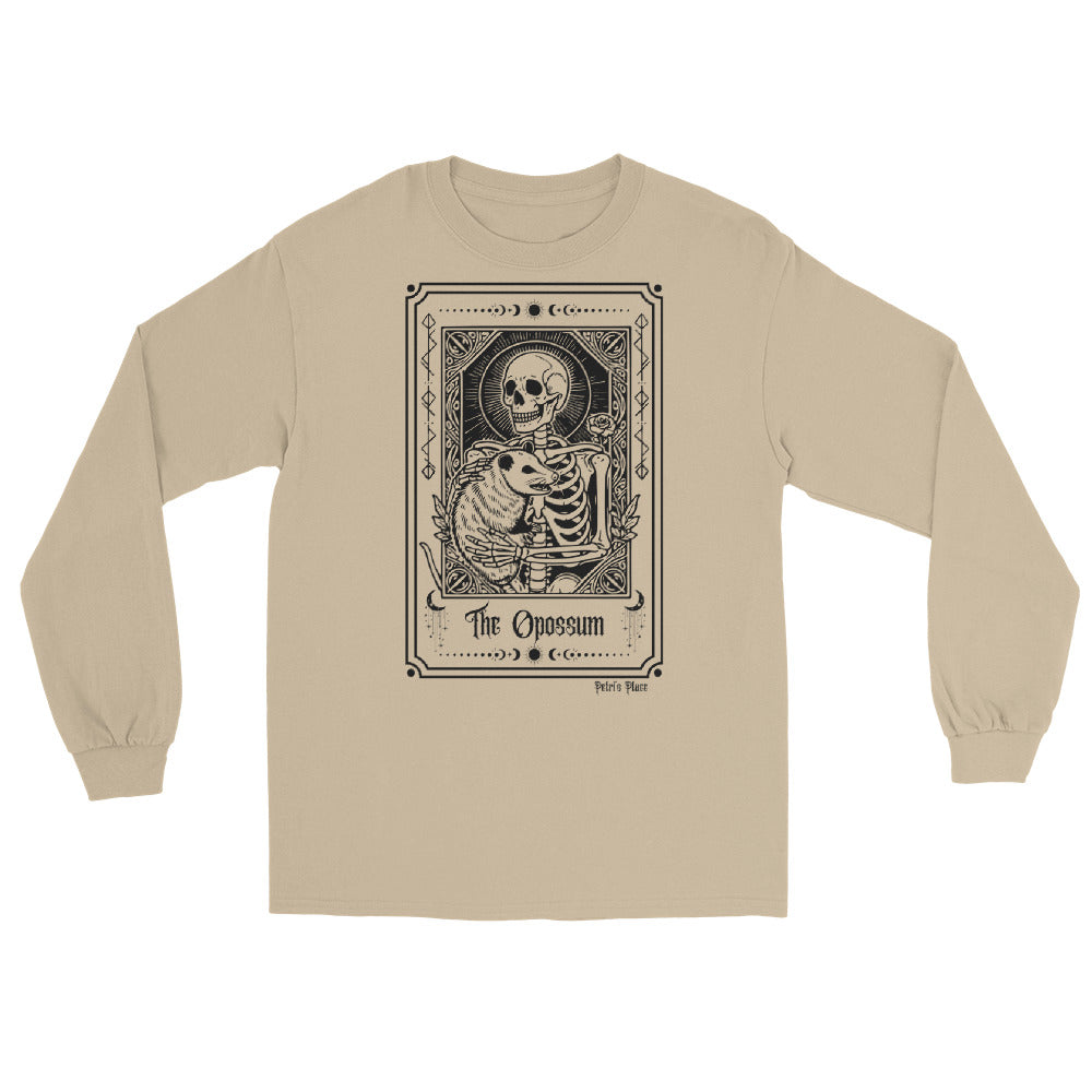 Skeleton & Opossum Tarot Unisex Long Sleeve T-Shirt (3 Colors)