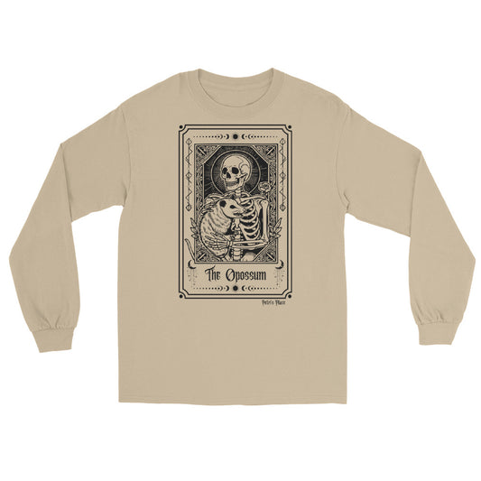 Skeleton & Opossum Tarot Unisex Long Sleeve T-Shirt (3 Colors)