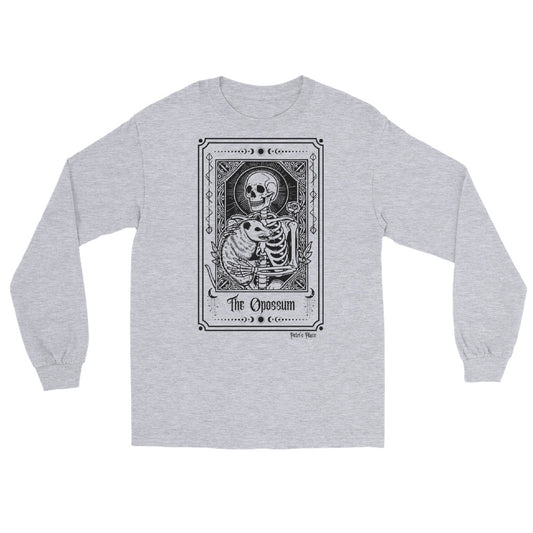 Skeleton & Opossum Tarot Unisex Long Sleeve T-Shirt (3 Colors)