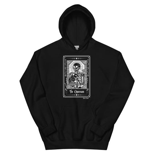 Skeleton & Opossum Unisex Tarot Hoodie