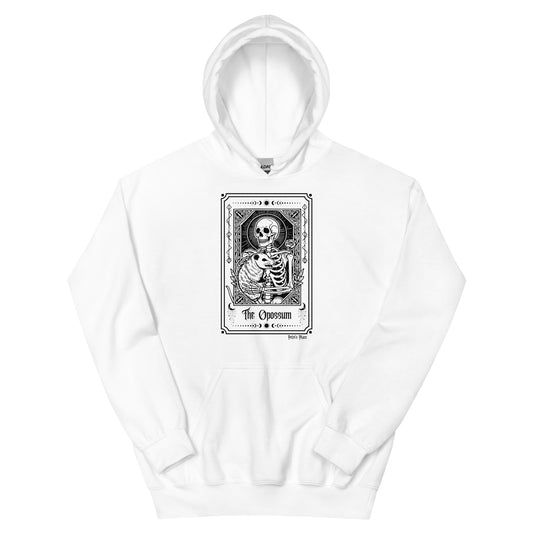 Skeleton & Opossum Unisex Tarot Hoodie (3 Colors)
