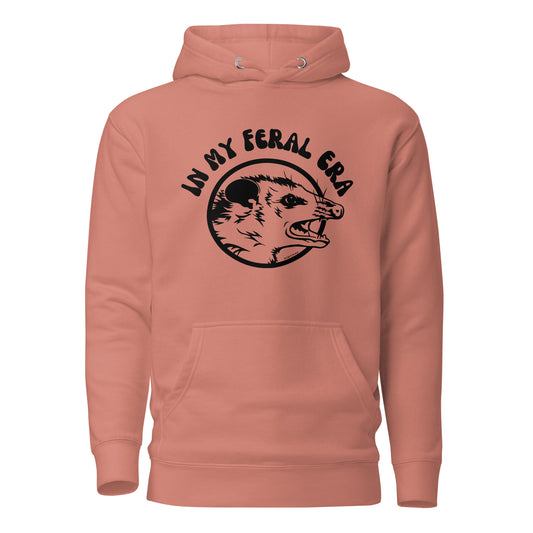 In My Feral Era Opossum Unisex Premium Hoodie (4 Colors)