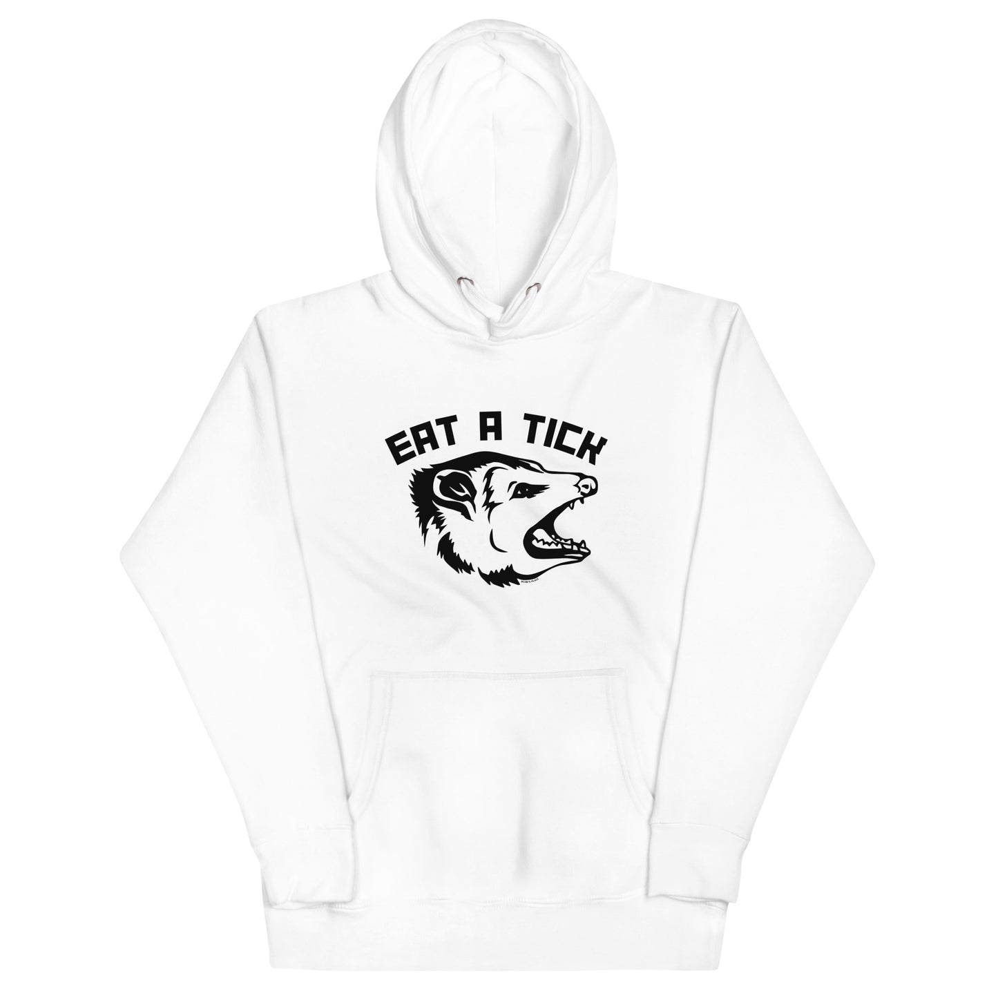 Eat A Tick Opossum Hoodie with Pouch