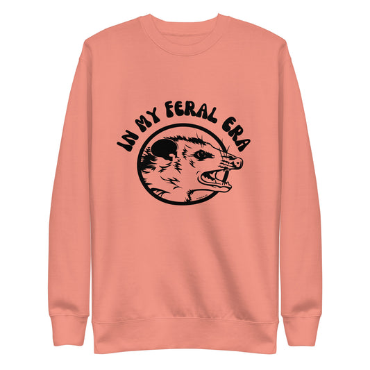 In My Feral Era Opossum Unisex Premium Sweatshirt (3 Colors)