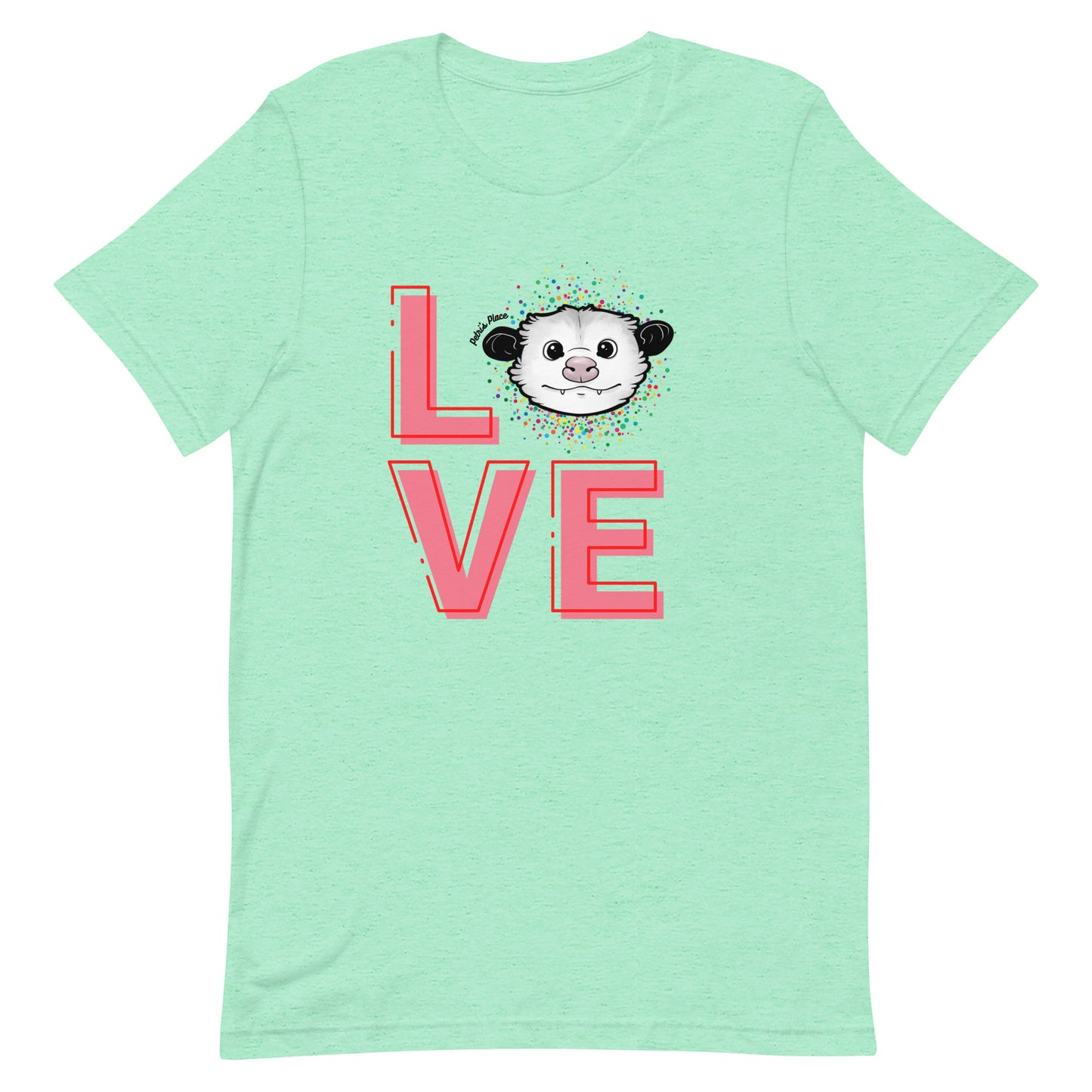 Love Unisex Petri Opossum T-shirt (3 Colors)