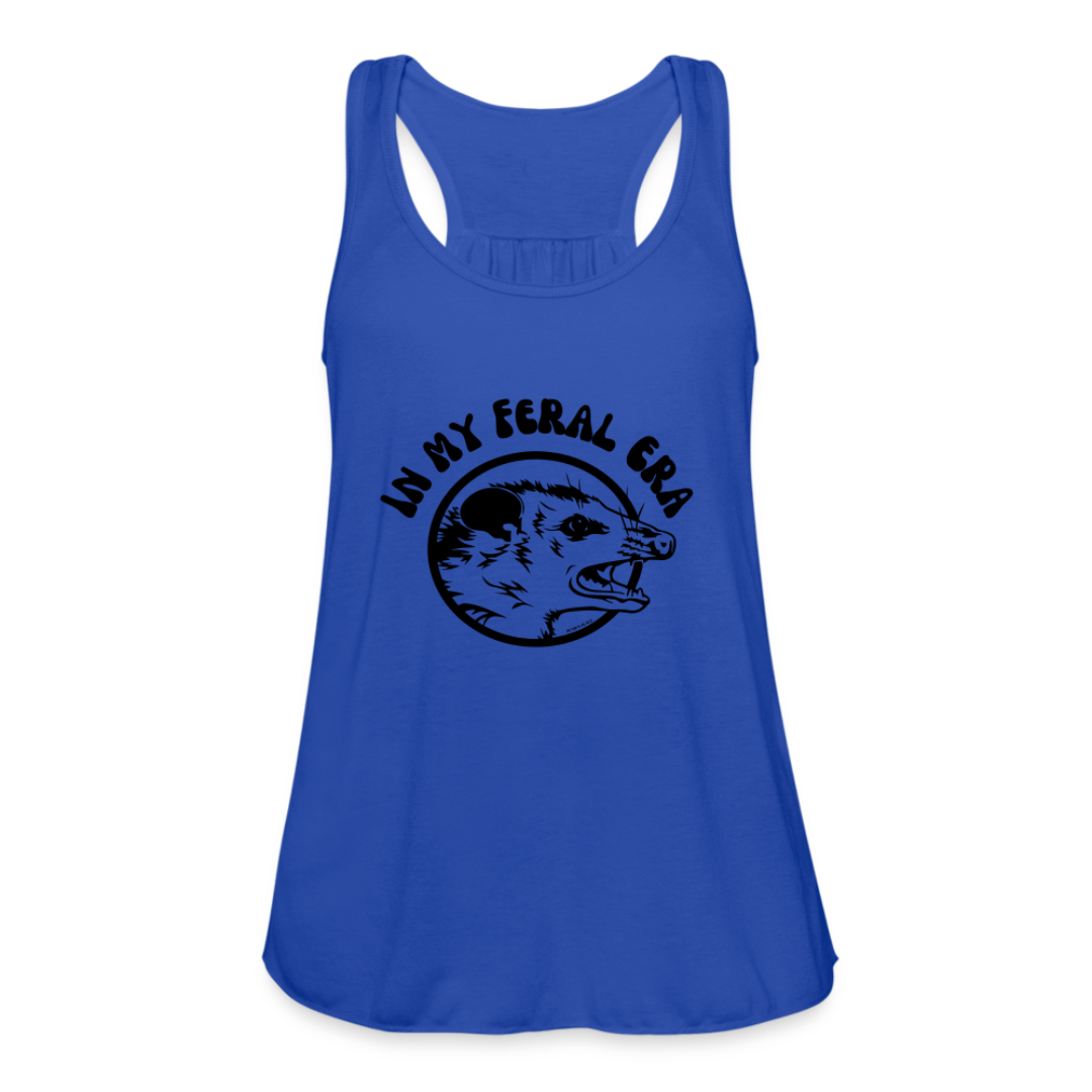 In My Feral Era - Women's Opossum Flowy Racer Back Tank Top