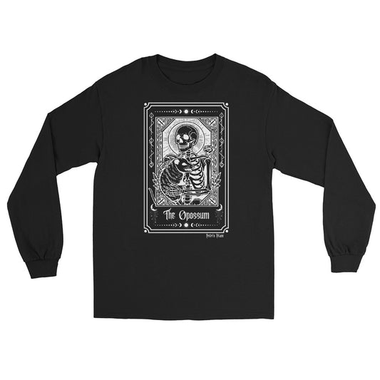 Skeleton & Opossum Tarot Unisex Long Sleeve T-Shirt