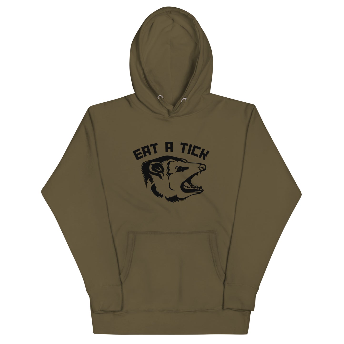 Eat A Tick Opossum Hoodie with Pouch
