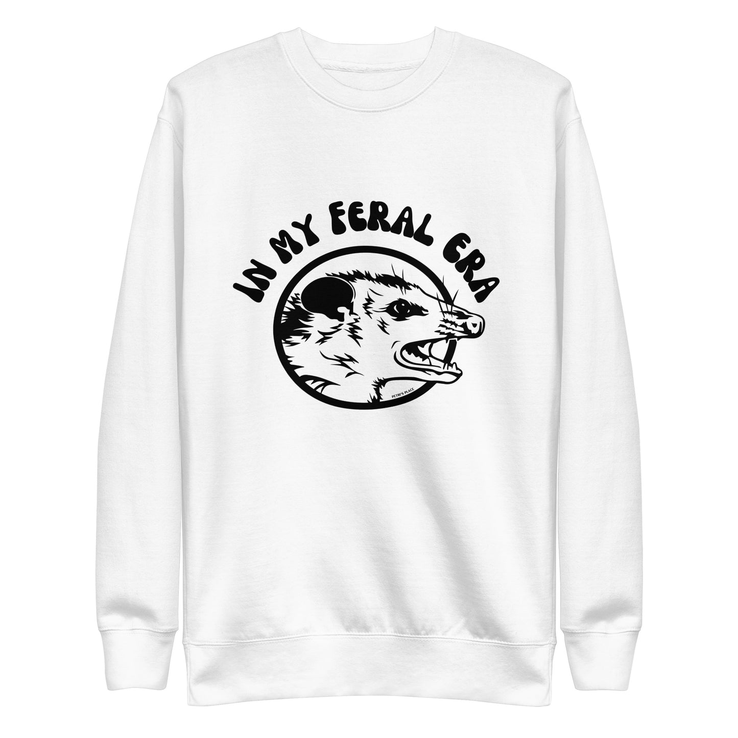 In My Feral Era Opossum Unisex Premium Sweatshirt (3 Colors)