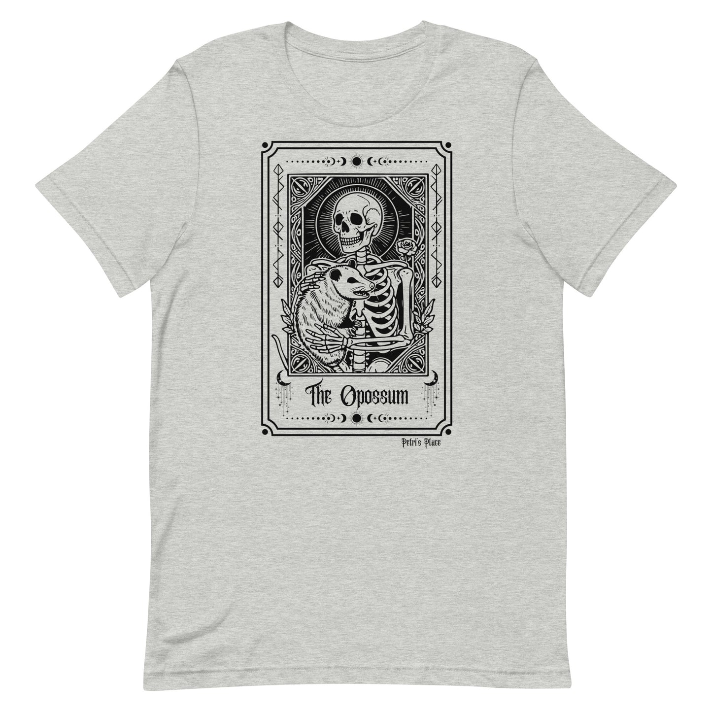 Skeleton & Opossum Tarot Unisex T-Shirt (3 Colors)
