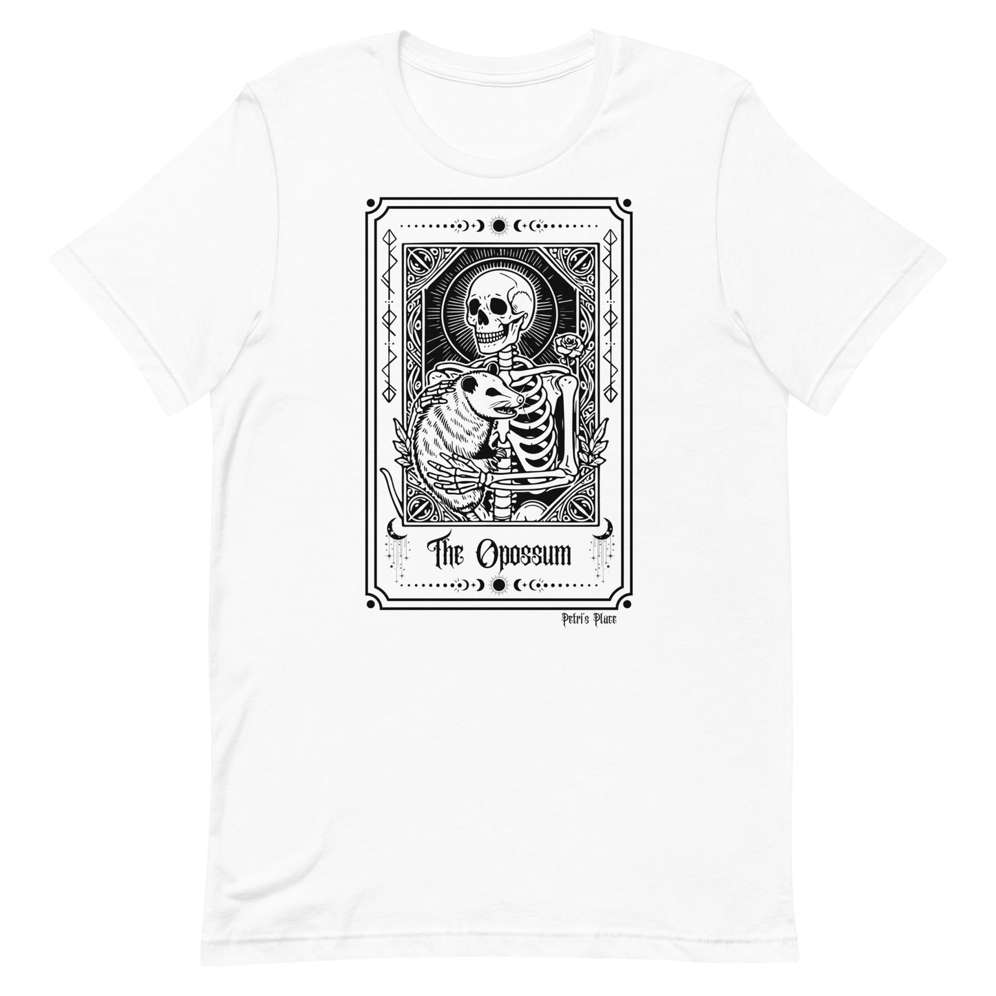 Skeleton & Opossum Tarot Unisex T-Shirt (3 Colors)
