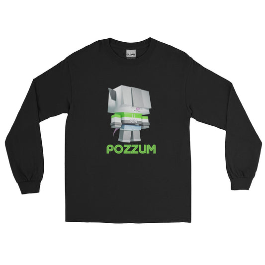 Petri's Place Moose Modifire Opossum "Pozzum" Unisex Long Sleeve Shirt (3 Colors)