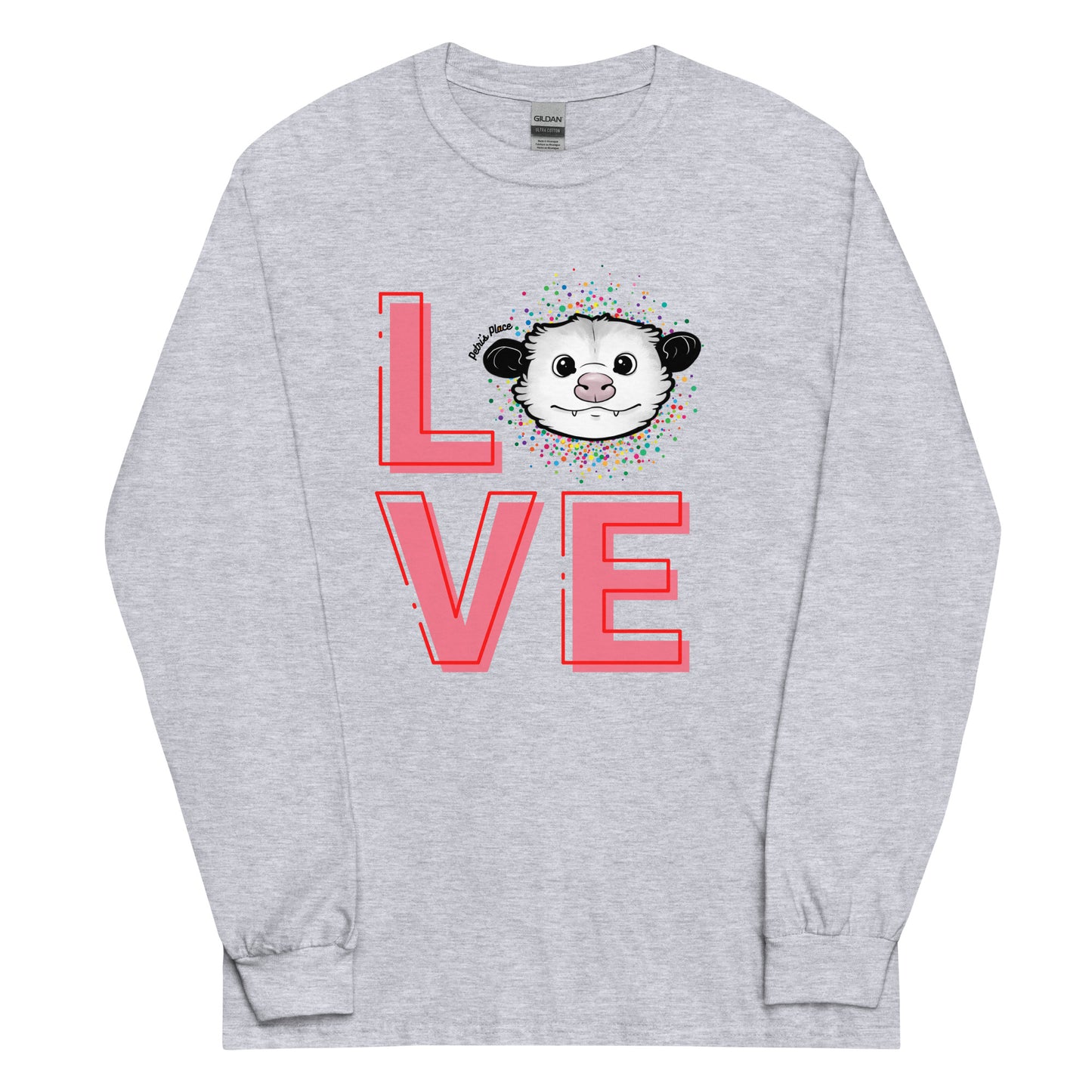 Love Long Sleeve Petri Opossum Shirt (2 Colors)