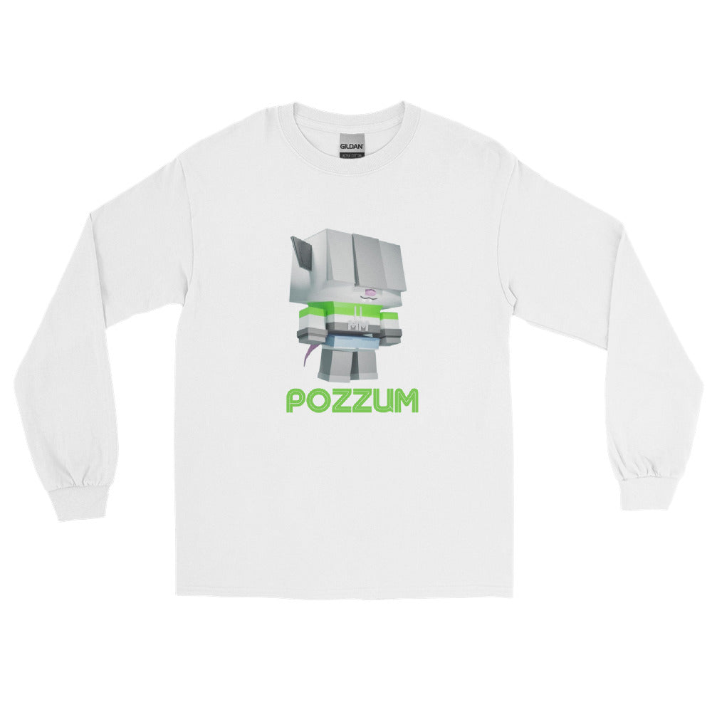 Petri's Place Moose Modifire Opossum "Pozzum" Unisex Long Sleeve Shirt (3 Colors)