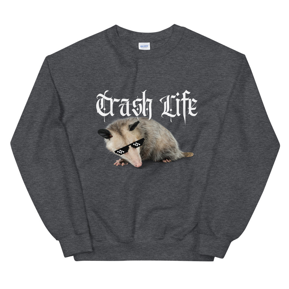 Trash Life Opossum Unisex Sweatshirt (2 Colors)