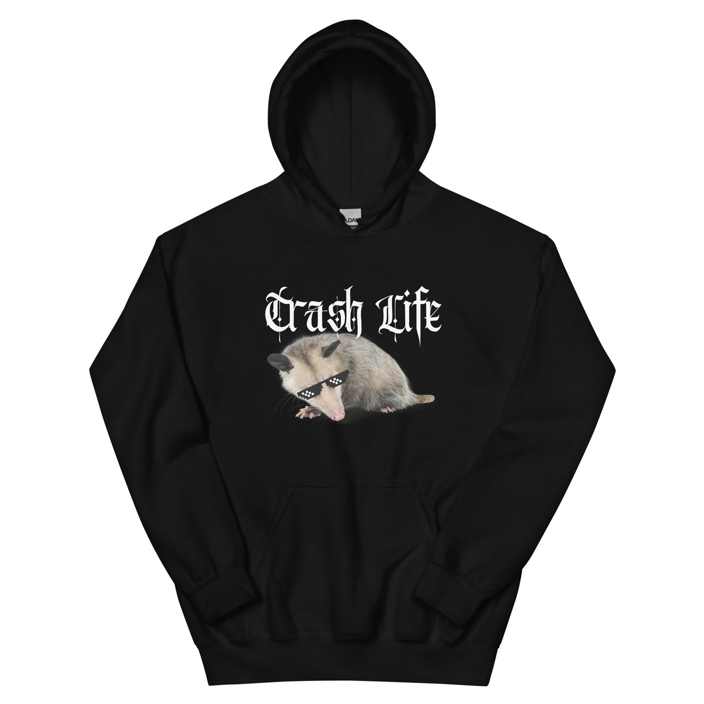 Trash Life Opossum Unisex Hoodie (2 Colors)