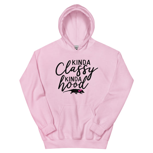 Kinda Classy Kinda Hood Unisex Hoodie (Black Font)