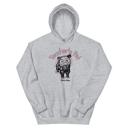 Petri's Place Teacher's Pet Opossum Unisex Hoodie (2 Colors)