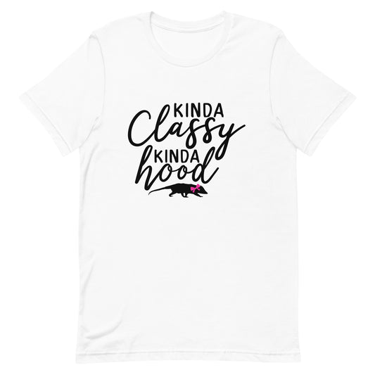 Kinda Classy Kinda Hood Opossum Unisex T-shirt (2 Colors)