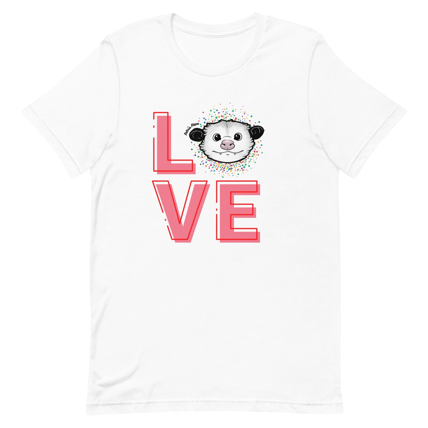 Love Unisex Petri Opossum T-shirt